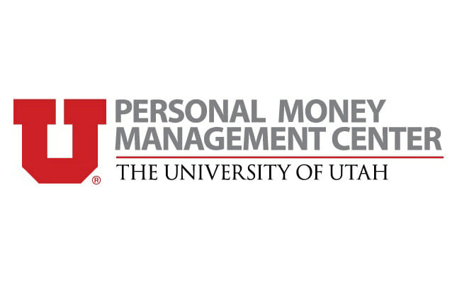 University of Utah Personal Money Management Center red and black lettering