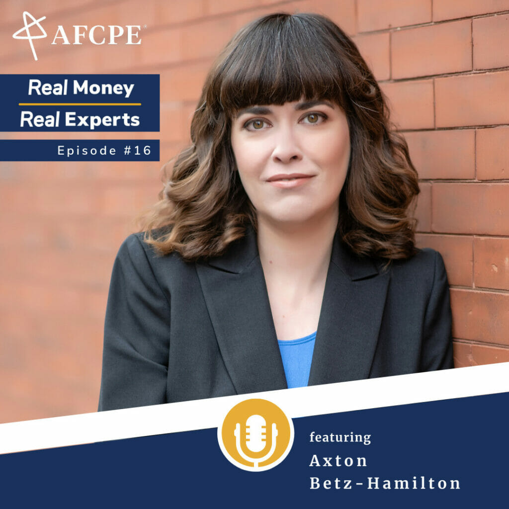 Axton Betz-Hamilton, Accredited Financial Counselor