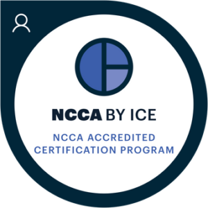 NCCA Accredited Certification Program Badge