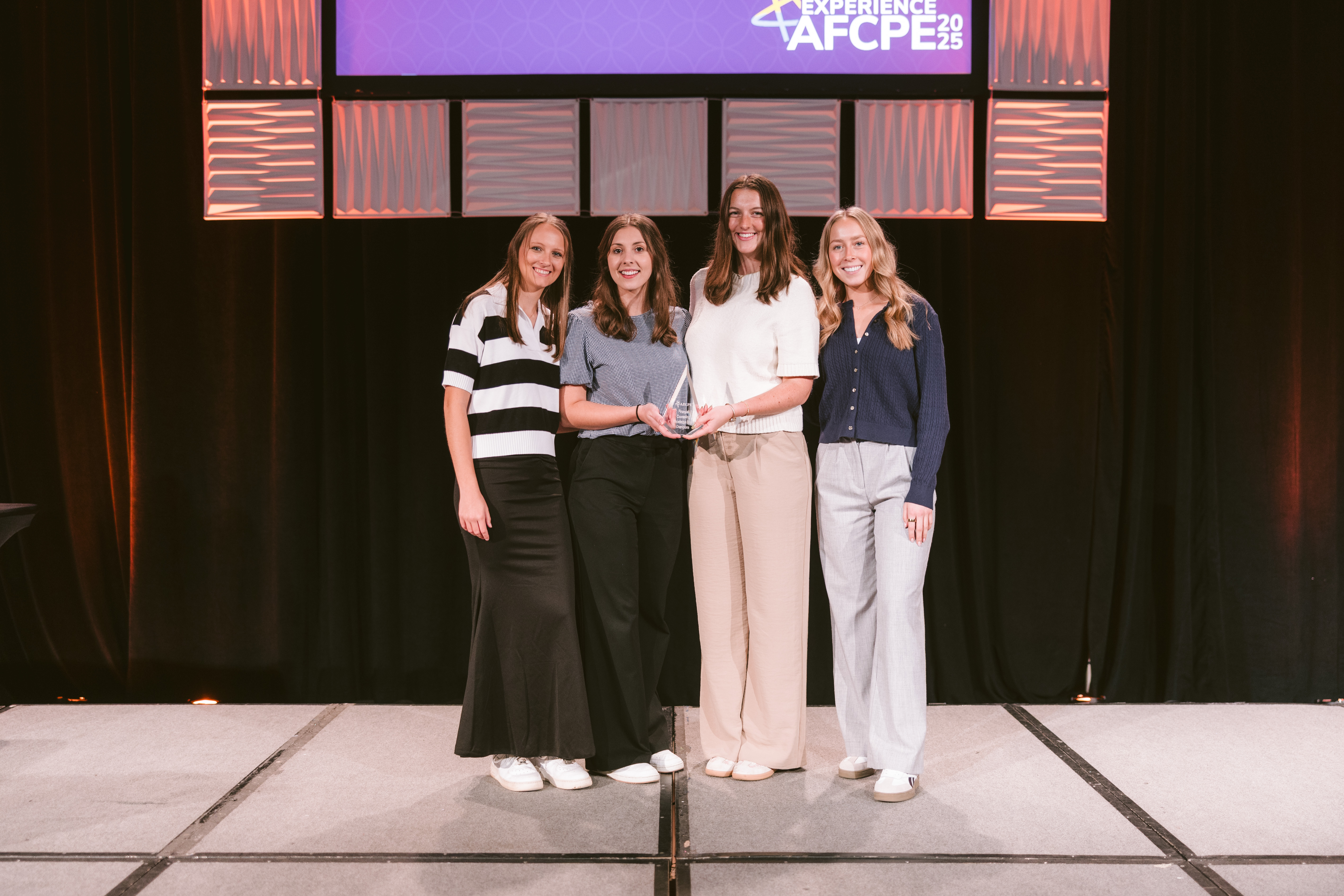 Knowledge Bowl winners at AFCPE Awards luncheon
