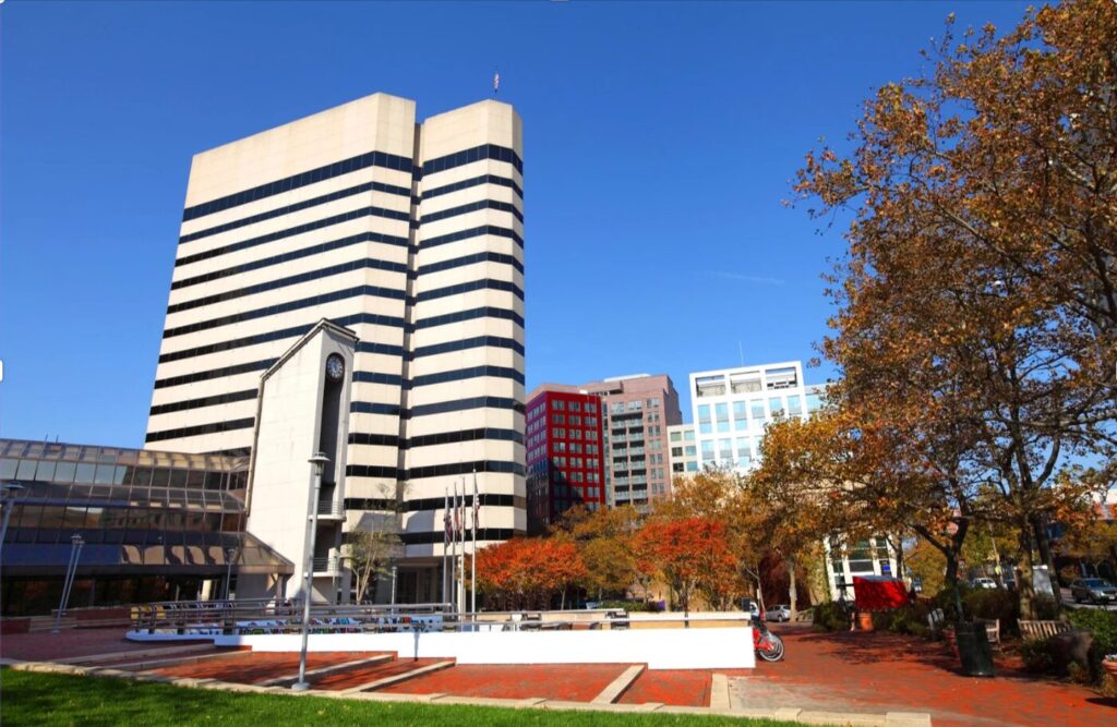 city scape of bethesda maryland