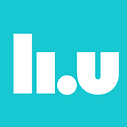 teal and white logo for Linkoping University