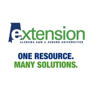 Green and blue logo for Alabama Cooperative Extension